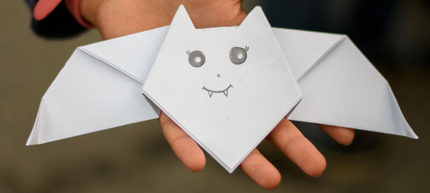 Papier Fledermaus